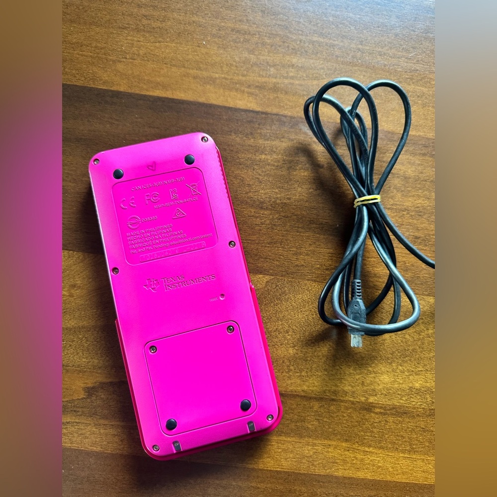 Texas Instruments TI-84 Plus CE Color Graphing Calculator, Positively Pink - Picture 6 of 7